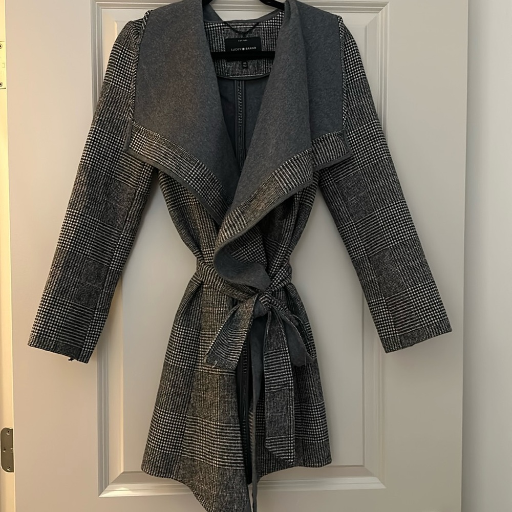 Lucky Brand Wrap Coat NWOT